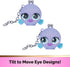 Purse Pets Micros - Roarin’ Rainbow Tiger Small Purse with Eye Roll Feature, Kids’ Toys for Girls 5+