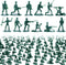 LovesTown 200PCS Army Men Toy Soldiers, Green Soldier Figures Plastic Army Men Playset for Boys Birthday Gift