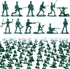LovesTown 200PCS Army Men Toy Soldiers, Green Soldier Figures Plastic Army Men Playset for Boys Birthday Gift
