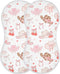 Mazeann Western Pinks Cowgirl Hat Burp Cloths Baby Boys Girls Absorbent Soft Cotton