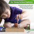 Panda Brothers Montessori Screwdriver Board Set, Wooden Toys for 4 Year Old Kids, Sensory Bin Fine Motor Skills