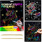 BAOXUE Scratch Art for Kids, Rainbow Scratch Paper Art Set, Scratch Coloring Book,Arts