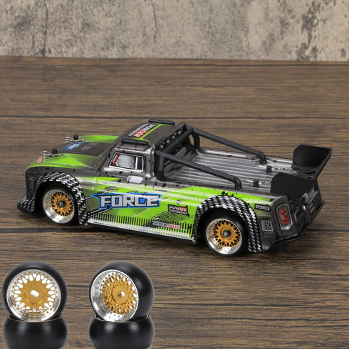 RCAWD Rim Wheel Drift Tire for 1/28 Wltoys K969 K989 P929 Drift Rally Kyosho Mini-Z Mini-Q Mini-D Yellow