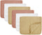 NUEUAP Muslin Burp Cloths Soft and Breathable Burp Cloths Baby Girl 6 Pack