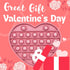 Pink Heart Shaped Pop Bubble Fidget Toy, Valentines Sensory Toy with Letters & Numbers for Kids