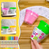 28 16 12 Meanplan Pcs Spring Crafts Spring DIY Flower Pots Paint Your Own Ornament Kit DIY Craft Pot Colorful Markers