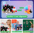 Blocks-100PCS 2026 3 4 5 6 7 8 9 10 Annexfun Magnetic Magnetic Building Blocks,Space Rocket Magnetic Tiles Cubes