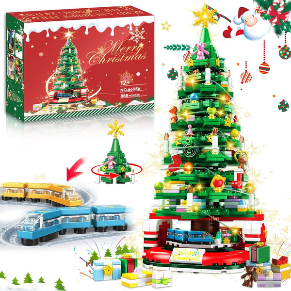 BLIFToi Christmas Tree Building Set for Kids, Christmas Tree 2025 Collectible Holiday Building