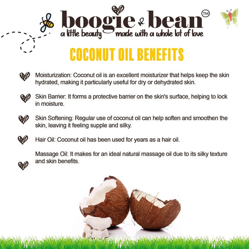 Coconut Oil for Baby, Hair and Skin, Unscented Natural NON GMO Kosher Baby Oil, Coconut Oil for Kids and Infants