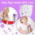 DIY Decorate Your Own Water Bottle for Girls, Gift for Kids, Purple Arts and Crafts Kits, Back to School Supplies