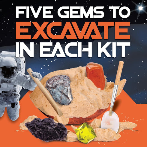 Cosmic Dig Kit by Big Discoveries - Explore The Planets of The Solar System with Gem & Fossil Excavation Kits for Kids