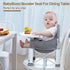 Baby Travel Booster Seat with Double Tray, BabyBond Upgraded Toddler Portable Baby Chair, Booster Seat for Dining