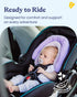 2-in-1 GoldBug Baby & Toddler Car Seat Head Support - Plush Purple