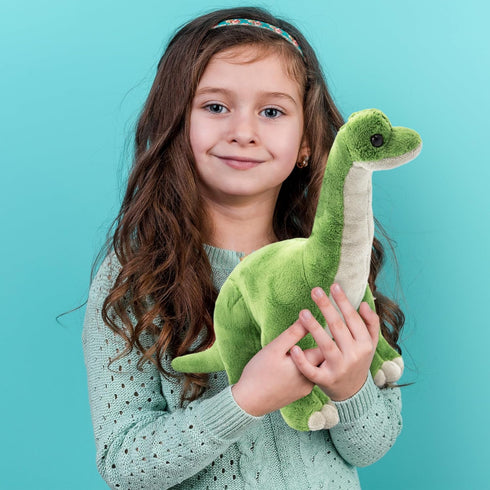 Cozy ArtCreativity Big Plush Brachiosaurus Dinosaur - Soft and Cuddly Stuffed Animal Pillow - Cute Standing Design
