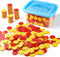 Plastic Two-Color Counter, Red/Yellow 1000 PCS, Counting Manipulatives, Math Counters for Kids, Counting Chips