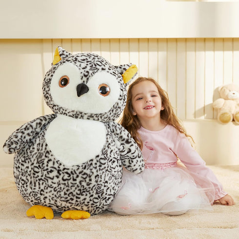 Toy,23 inches EARTHSOUND Giant Owl Stuffed Animal Plush Large Cute Jumbo Soft Toys,Big Size Plushy Oversized Fat