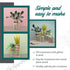 DIY Faux Plant Sand Art Kit - Creative Home Decor for Your Workspace