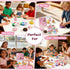 HECKLES 3-12 12 (48 Set Air Dry Clay Kit for Kids - Boxes Total Blocks) Non-Toxic Magic Molding Clay | Dessert-Themed