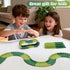 96 Set 3-5 5-7, FUNBUD Pieces Dinosaur Track Expansion for Kids - Birthday Gift for Boys Ages Compatible with Most Dino
