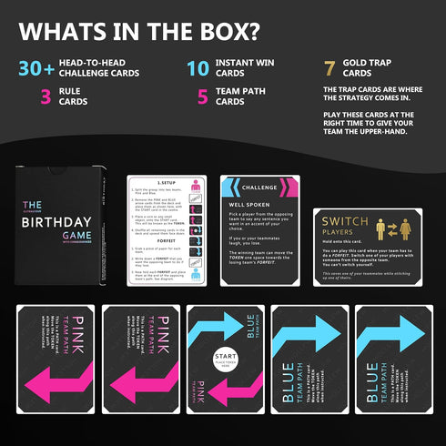 The Outrageous Birthday Card Game | Adult Party Games for Birthdays | Fun Gifts for Him or Her, Card Games for Adults