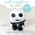KIDS PREFERRED Disney Cuteeze Nightmare Before Christmas Jack Skellington Plush Toy for Babies and Toddlers, 6 inches