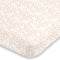 NoJo Neutral Cheetah Peach, Pink & Ivory Super Soft Mini Crib Sheet,