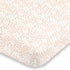 NoJo Neutral Cheetah Peach, Pink & Ivory Super Soft Mini Crib Sheet,