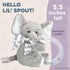 Bearington Lil' Spout The Baby Elephant Stuffed Animal, 5.5 Inch Plush Elephant