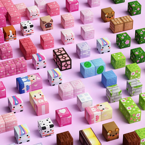 100PCS 3+ GobiDex Magnetic Blocks Kid Building Toys for Years Old Girls, Upgraded STEM Sensory Gifts for Princess, Kids