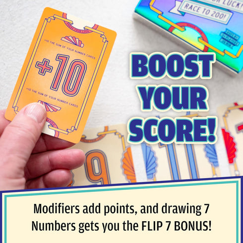 7, 3+ 8 20 USAOPOLY Flip The Ultimate Blend of Press Your Luck & Strategy, Fast-Paced Addictive Card Game,Quick