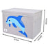 Foldable Large Kids Toy Chest with Flip-Top Lid, Collapsible Fabric Animal Toy Storage Organizer for Toddler, Children,