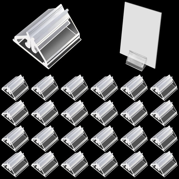 120 PCS Plastic Game Card Stands, Blank Game Board Markers, Game Card Holder, Playing Card Holders for Board Game