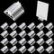 120 PCS Plastic Game Card Stands, Blank Game Board Markers, Game Card Holder, Playing Card Holders for Board Game