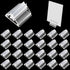 120 PCS Plastic Game Card Stands, Blank Game Board Markers, Game Card Holder, Playing Card Holders for Board Game