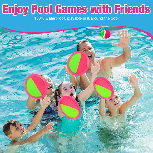 Set, 3 4 5 6 7 8 9 10 4 4 Kids Outdoor Toys - Toss and Catch Game Outside Yard Camping Beach Pool Toys Games for Boys