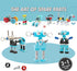 CareBit Build Your Own Robot Toy Construction Set - Educational STEM Activities Learning Kit for Ages 6+
