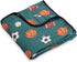 LollyBanks Muslin Baby Blanket, 100% Cotton Soft and Breathable Newborn Muslin Quilt,