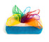 Baby Tissue Box Toy - Montessori Play for Infants and Toddlers, Sensory Textured Box with 12 Matching Colorful Scarves