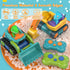 2 Pack 1-3, Bulldozer 2 3 Lehoo Castle Construction Toys, Remote Control Car for Toddlers Rechargeable Excavator Toy