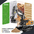 11CH 680 4 5 6 7 8-12 ID Gerilla Remote Control Excavator, RC Construction Truck Toy with Metal Shovel, Lights, Sounds