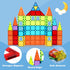 Magnetic Building Tiles for Kids, 64 PCS Educational Stacking Blocks for Boys & Girls, STEM Learning Toys