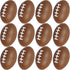 Mini Foam Footballs - 12 Pcs Pack, 3.25” Inch Party Favor Balls for Kids