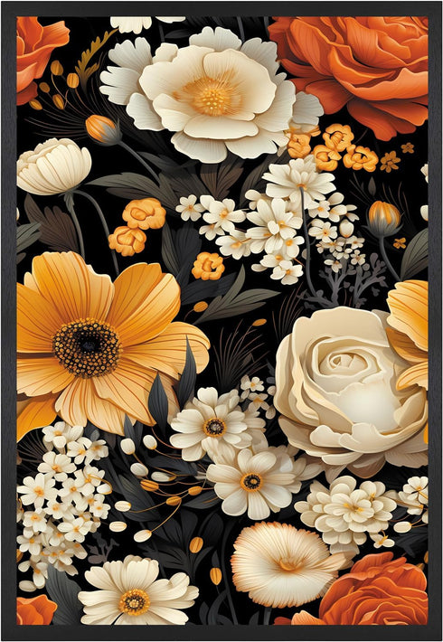 Flower Puzzles for Adults 1000 Pieces, Bright Floral Jigsaw Puzzles, Perfect Fit, Challenging Family Activity