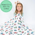 100% 47 47 Inches, LollyBanks Muslin Swaddle Blankets, Cotton Baby Boy Blanket x Soft Baby Swaddle Breathable, Muslin