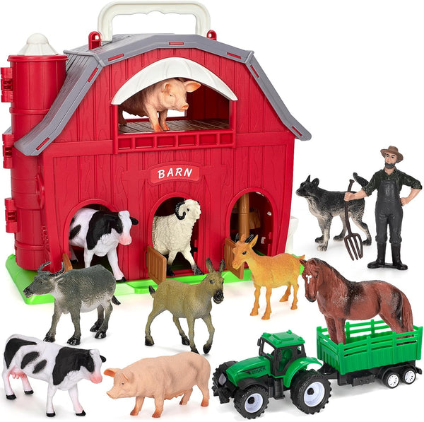 Farm Animals Toys for 1 2 3 4 5 Year old Toddlers
