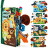 Baby Books for 0-6 Months, High Contrast Sensory Tummy Time Toys, Touch Feel Book for 6-12 Months, Christmas Gift