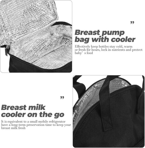 HEMOTON Insulated Bag Milk Storage Bag Pumping Baby Insulated Bottle s Breastmilk Travel Cooler Baby Bottle Pump s