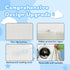 Jelumonpe Pack 38"x26"x1.5",Trifold Pack and Play Mattress Portable n Play Mattresses with Carry BagWaterproof Playpen