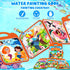 BlivEclat 3 Pack 3-6, Set Reusable Water Painting Books for Toddlers Ages Magic Water Color Paint Books with Pens Water
