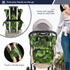 YANENDIE Backpack, Backpack Backpack Raindrops on Leaves Diaper Bag Unisex Travel Baby Diaper Bags with Stroller Straps
